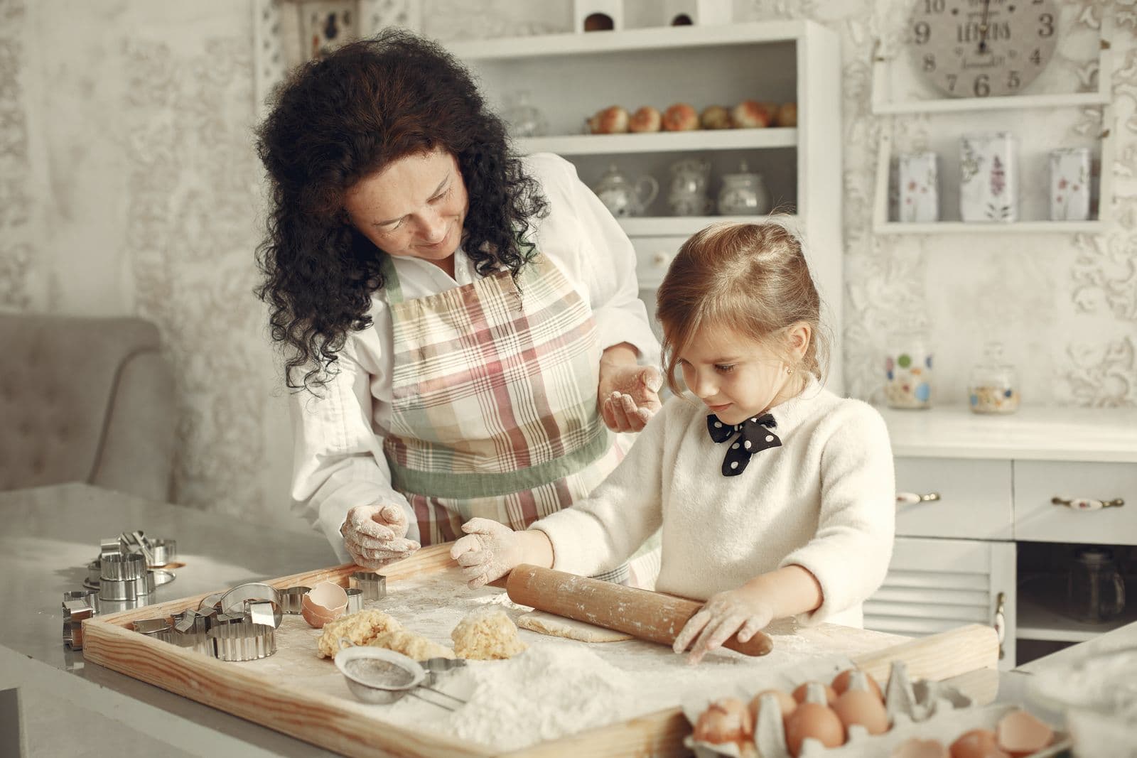 Family cooking class