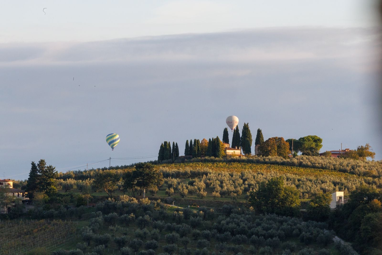 Volo in mongolfiera sul Chianti