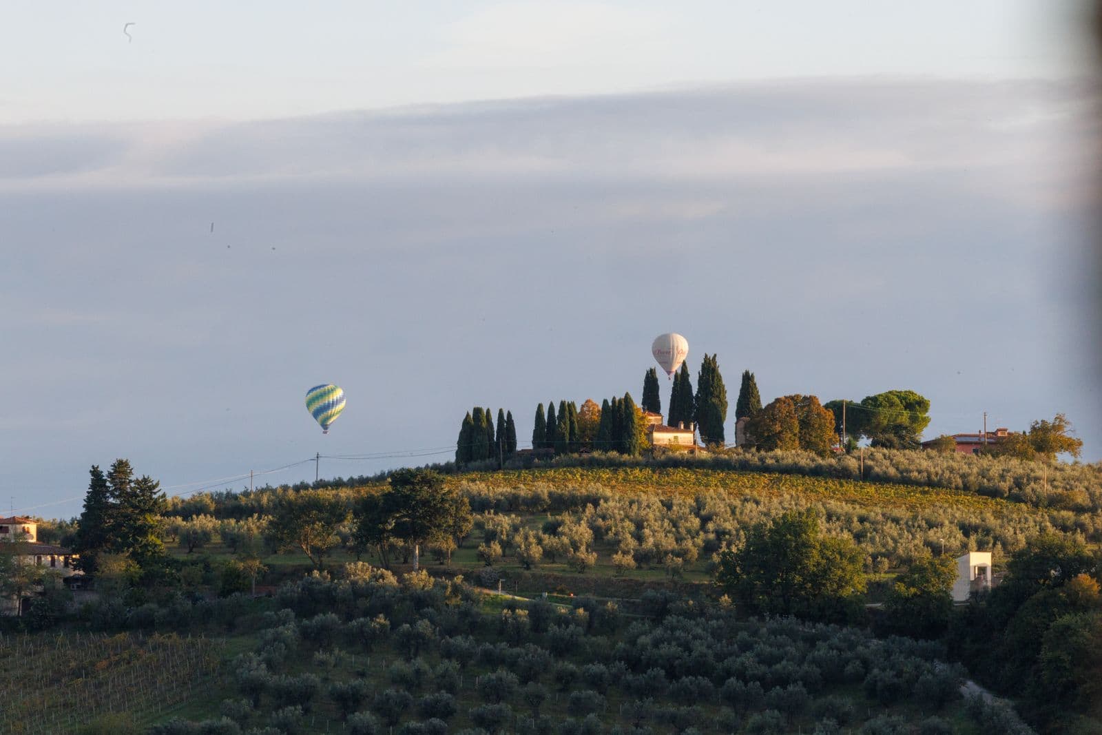 Volo in mongolfiera sul Chianti
