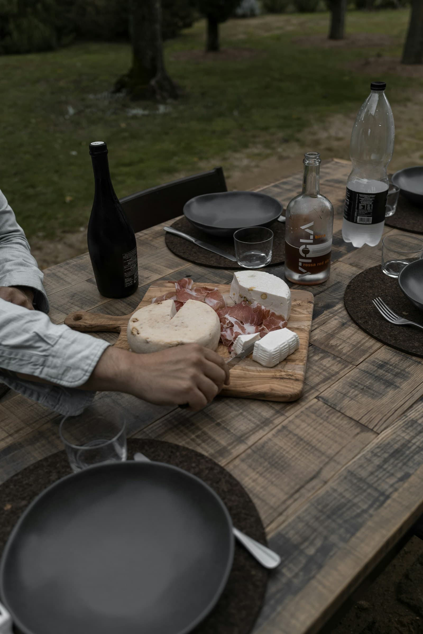 Private chef dinner at the villa
